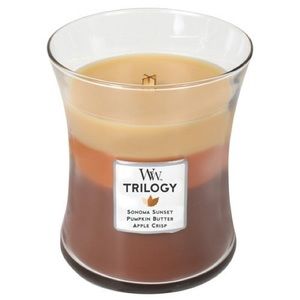 Woodwick 9.7oz Trilogy Autumn Comforts Candle